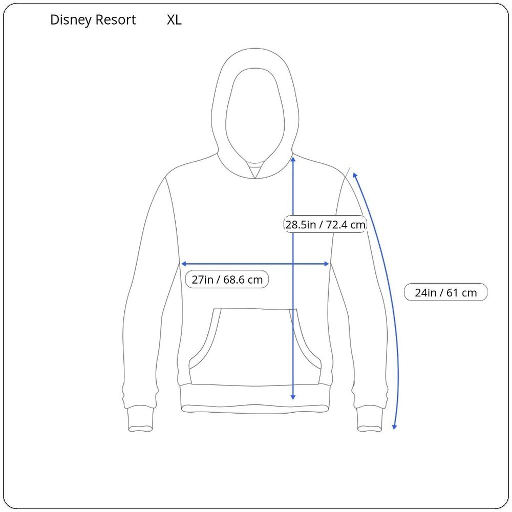 Disneyland Resort Unisex XL 2 Btn Gray Hoodie Mickey Mouse Embroidered Graphic - Picture 3 of 11